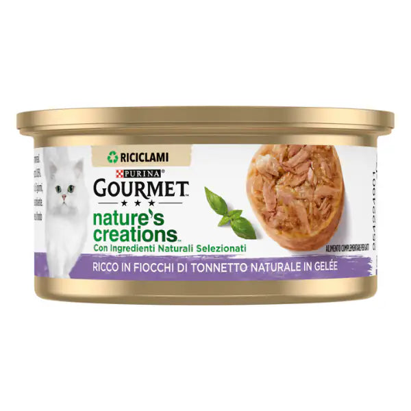 Gourmet Nature's Creations fiocchi in gelatina 70 gr  Tonno bauzaarit.myshopify.com