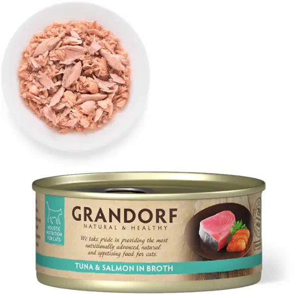 Grandorf Cat Adult Grain Free Filetti in brodo 70 gr  Salmone bauzaarit.myshopify.com