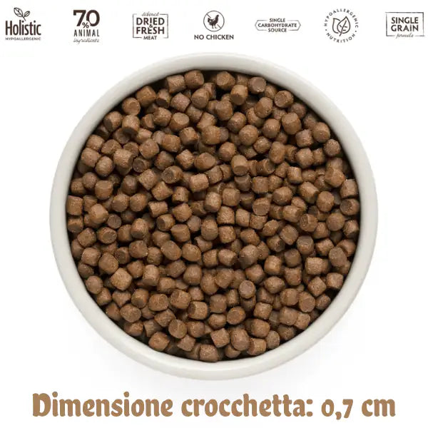 Grandorf Dog Adult Mini Hypoallergenic Agnello e tacchino   bauzaarit.myshopify.com
