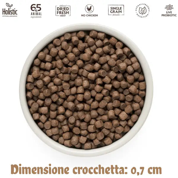 Grandorf Dog Adult Mini Hypoallergenic multiproteico 4 carni   bauzaarit.myshopify.com