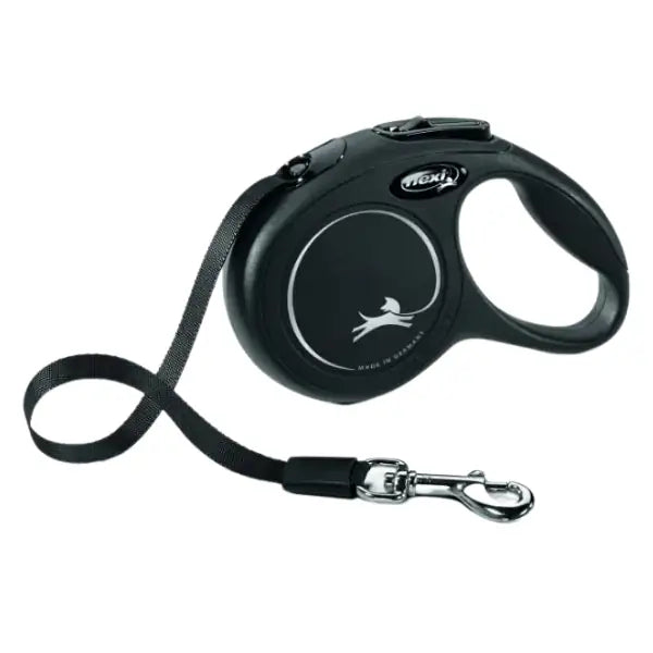 Guinzaglio New Classic Tape Flexi  Nero - Medium - 5 mt bauzaarit.myshopify.com