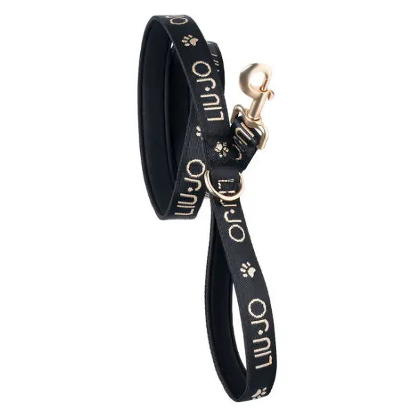 Guinzaglio per cani Jacquard 1,2 mt Liu Jo Pets  Nero - Taglia 1: fettuccia 3 cm Bauzaar.it