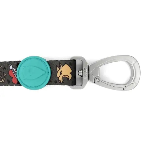Guinzaglio per cani Regular in raso Intense con aggancio rapido Ink Tank Morso   bauzaarit.myshopify.com