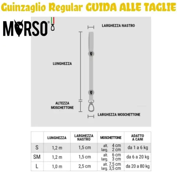 Guinzaglio per cani Regular in raso Intense con aggancio rapido Sweet Tweet Morso   bauzaarit.myshopify.com