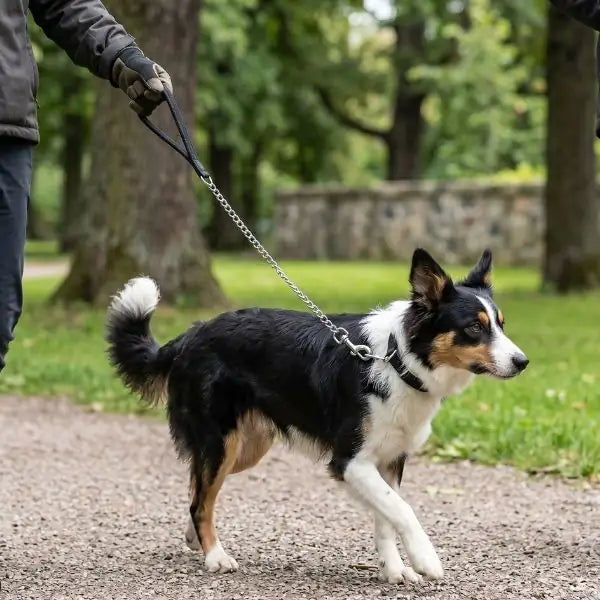 Guinzaglio per cani in catena con maniglia in neoprene Trixie   bauzaarit.myshopify.com