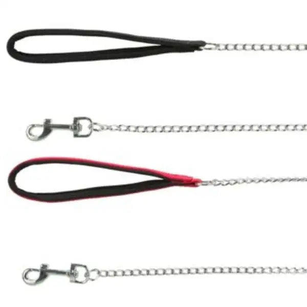Guinzaglio per cani in catena con maniglia in neoprene Trixie   bauzaarit.myshopify.com