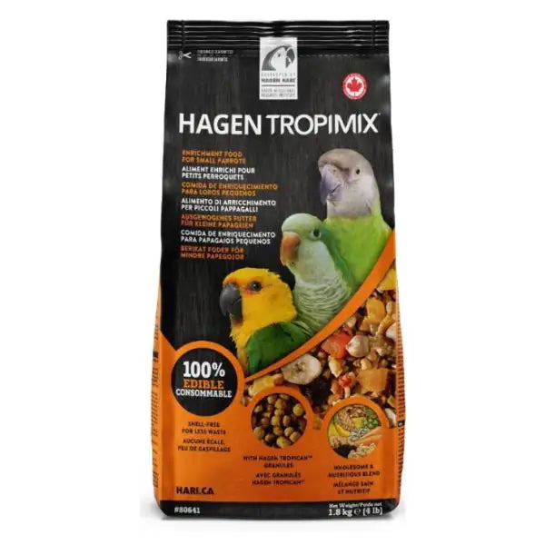 Hagen Hari Tropimix Small Parrots  1,8 kg bauzaarit.myshopify.com