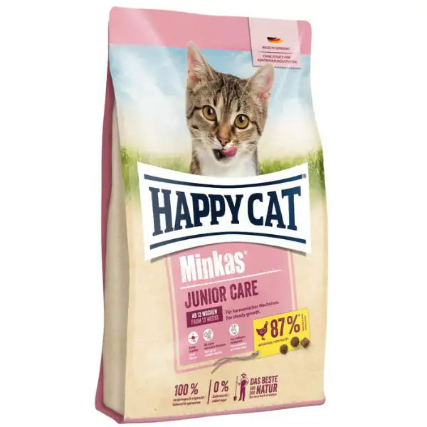 Happy Cat Minkas Junior Care Pollo e Yucca  1,3 kg bauzaarit.myshopify.com