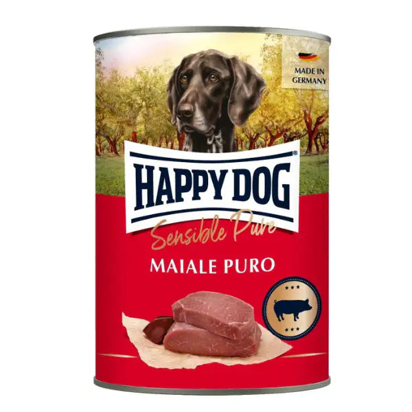 Happy Dog Sensible Pure Monoproteico Grain Free 400 gr  Maiale Bauzaar.it