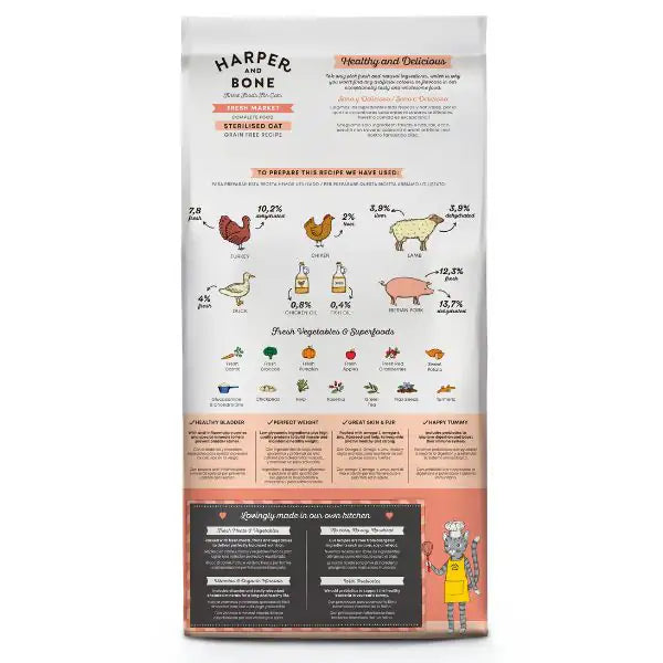 Harper and Bone Sterilised Cat Grain Free Fresh market   bauzaarit.myshopify.com