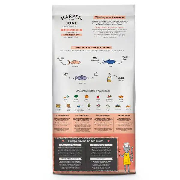 Harper and Bone Sterilised Cat Ocean wonders Pesce   bauzaarit.myshopify.com