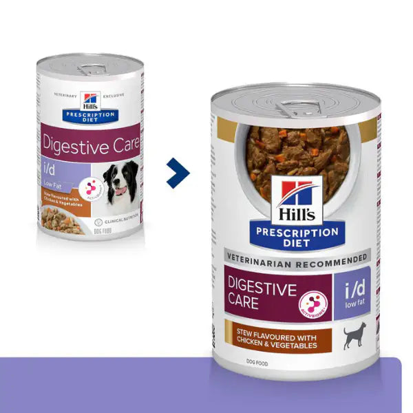 Hill’s Prescription Diet Canine i/d Low Fat Spezzatino 354 gr   bauzaarit.myshopify.com