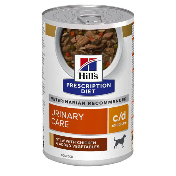 Hill's Prescription Diet Canine c/d Multicare 354 gr  Spezzatino pollo e verdure bauzaarit.myshopify.com