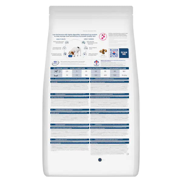 Hill's Prescription Diet Dog z/d Low Fat con Proteine Idrolizzate di Soia   bauzaarit.myshopify.com