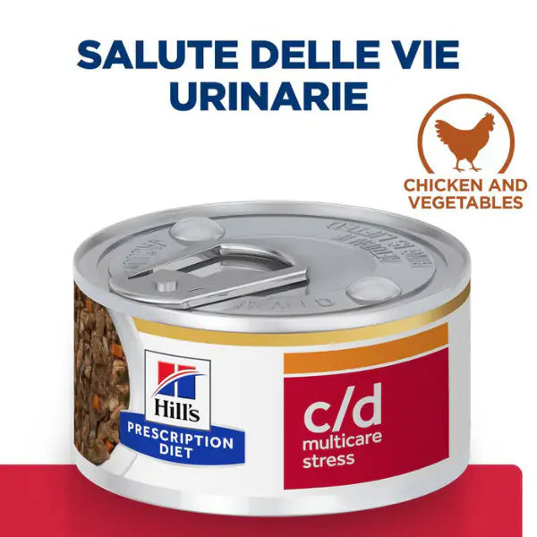 Hill's Prescription Diet Feline c/d Urinary Stress 82 gr   bauzaarit.myshopify.com