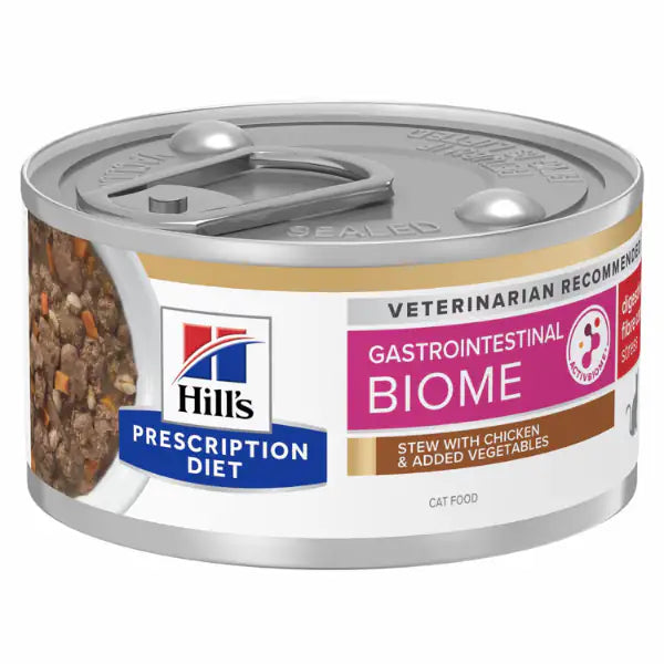 Hill's Prescription Diet Gastrointestinal Biome Stress 82 gr  Spezzatino pollo e verdure bauzaarit.myshopify.com