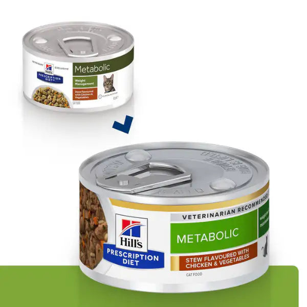 Hill's Prescription Diet Metabolic spezzatino Gatto per la gestione del peso 82 gr   bauzaarit.myshopify.com