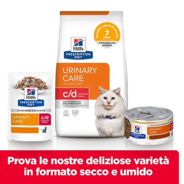 Hill's Prescription Diet c/d Multicare Stress Feline al Pollo   bauzaarit.myshopify.com