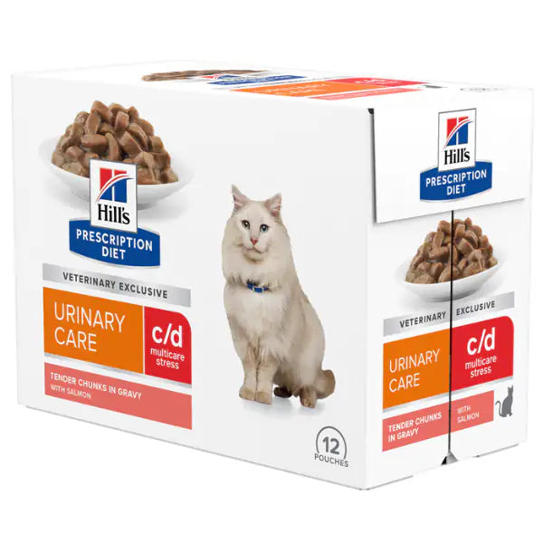 Hill's Prescription Diet c/d Urinary Stress Feline Multipack 12x85 gr  Salmone bauzaarit.myshopify.com