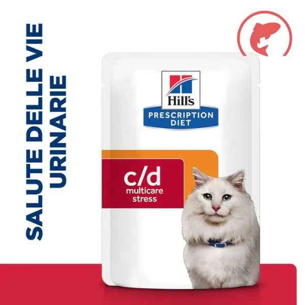 Hill's Prescription Diet c/d Urinary Stress Feline Multipack 12x85 gr   bauzaarit.myshopify.com