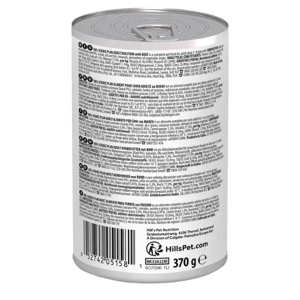 Hill's Science Plan Canine Adult Alimento per cani 370gr   bauzaarit.myshopify.com