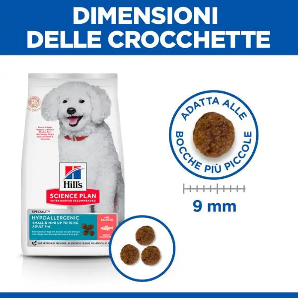 Hill's Science Plan Hypoallergenic Adult Small&Mini Dog al Salmone   bauzaarit.myshopify.com