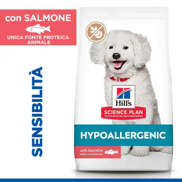 Hill's Science Plan Hypoallergenic Adult Small&Mini Dog al Salmone   bauzaarit.myshopify.com