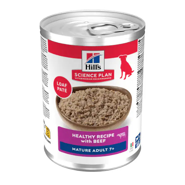 Hill's Science Plan Mature Adult 7+ Alimento per cani 370 gr  Manzo (scadenza: 30/06/2026) bauzaarit.myshopify.com