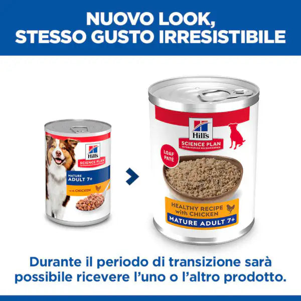 Hill's Science Plan Mature Adult 7+ Alimento per cani 370 gr   bauzaarit.myshopify.com