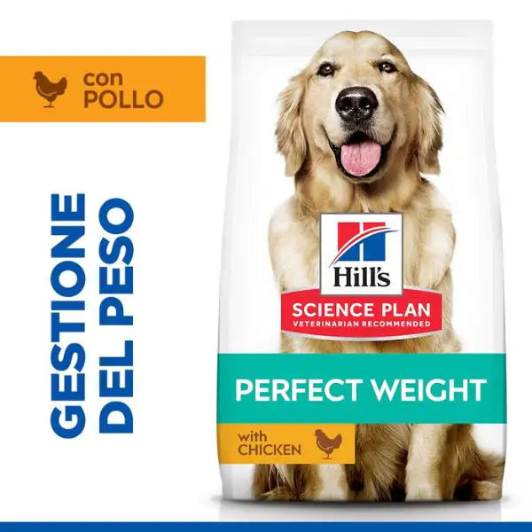 Hill's Science Plan Perfect Weight Large Adult Alimento per Cani con Pollo   bauzaarit.myshopify.com