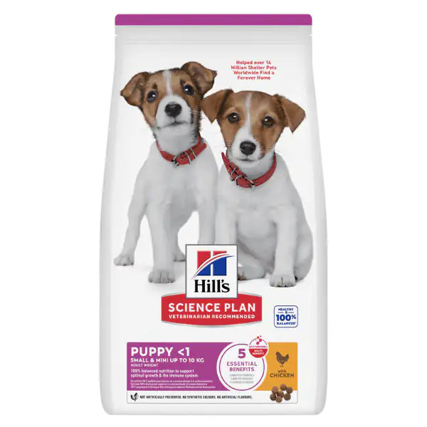 Hill's Science Plan Small & Mini Puppy Alimento per Cuccioli con Pollo  1,5 kg bauzaarit.myshopify.com