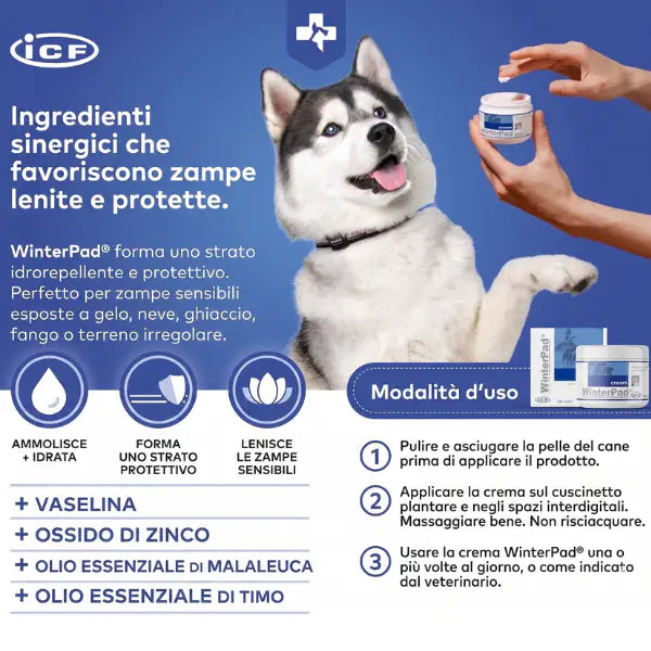 ICF Winterpad Lenitivo per cani Pomata per cani e gatti   Bauzaar.it