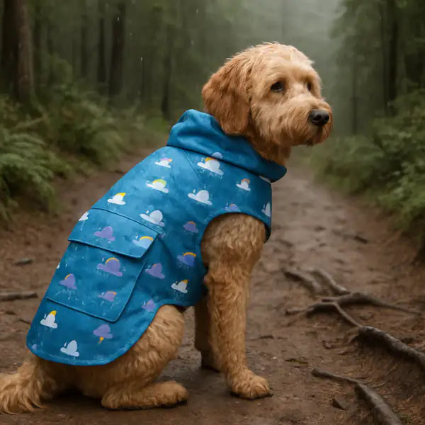 Impermeabile per cani cambia colore con l'acqua Clouds Croci   bauzaarit.myshopify.com