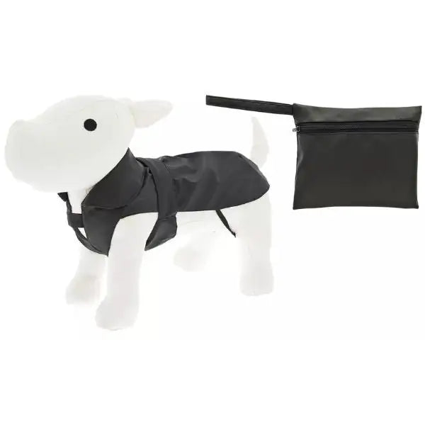 Impermeabile per cani con pochette Pocket Ferribiella  Nero - 60 cm bauzaarit.myshopify.com