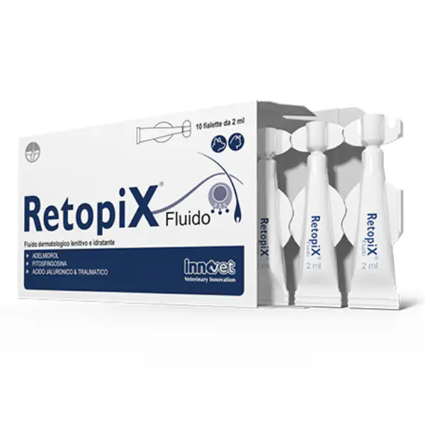Innovet Retopix Fluido dermatologicamente lenitivo e idratante in fialette   bauzaarit.myshopify.com