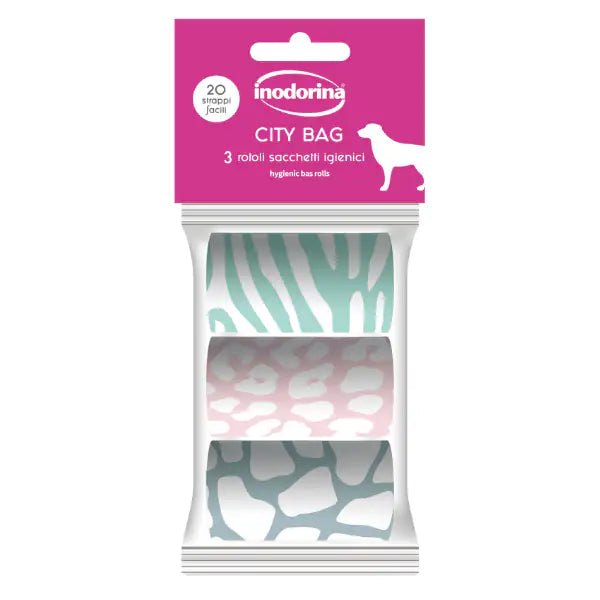 Inodorina City Bag - Ricarica Sacchetti Igienici Assortiti  Colori assortiti - 3 rotoli da 20 bauzaarit.myshopify.com