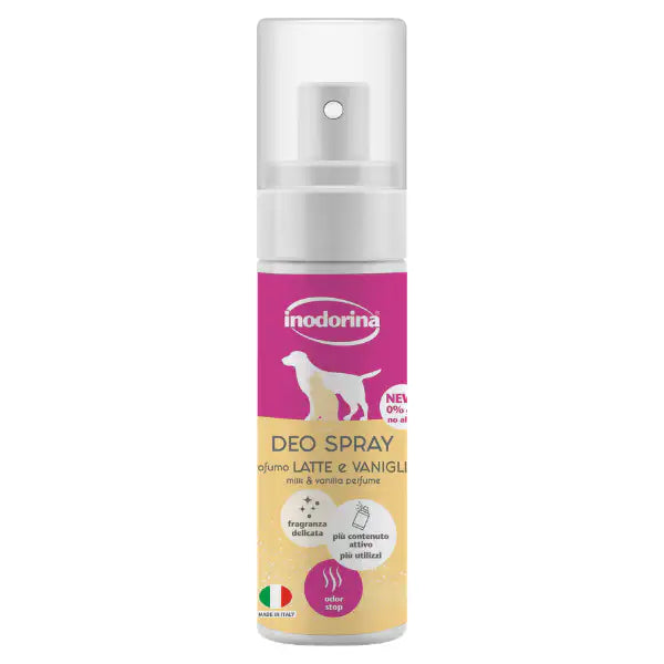 Inodorina Deo Spray Deodorante 150 ml  Latte e vaniglia Bauzaar.it