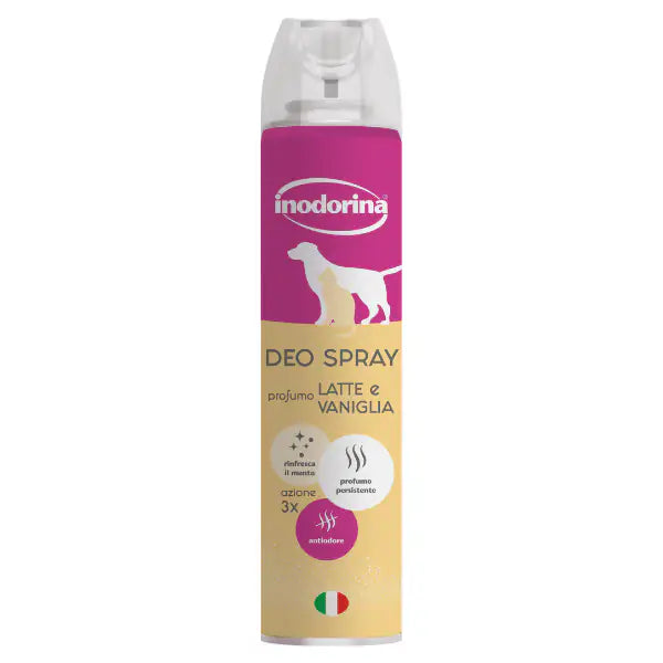 Inodorina Deo Spray Deodorante  300 ml - Latte e vaniglia bauzaarit.myshopify.com