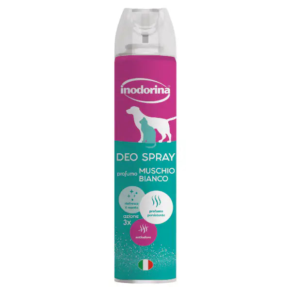 Inodorina Deo Spray Deodorante  300 ml - Muschio bianco bauzaarit.myshopify.com