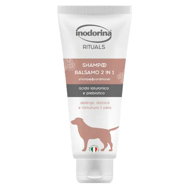 Inodorina Dog Shampooing shampoo per cani con filtro UV  250 ml - Shampoo 2 in 1 bauzaarit.myshopify.com