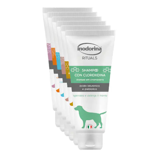 Inodorina Dog Shampooing shampoo per cani con filtro UV   bauzaarit.myshopify.com