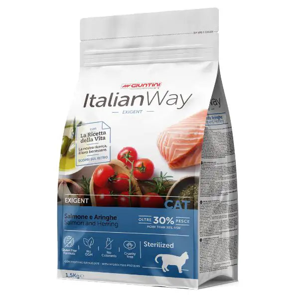 ItalianWay Adult Sterilized Exigent Salmone e Aringhe   bauzaarit.myshopify.com