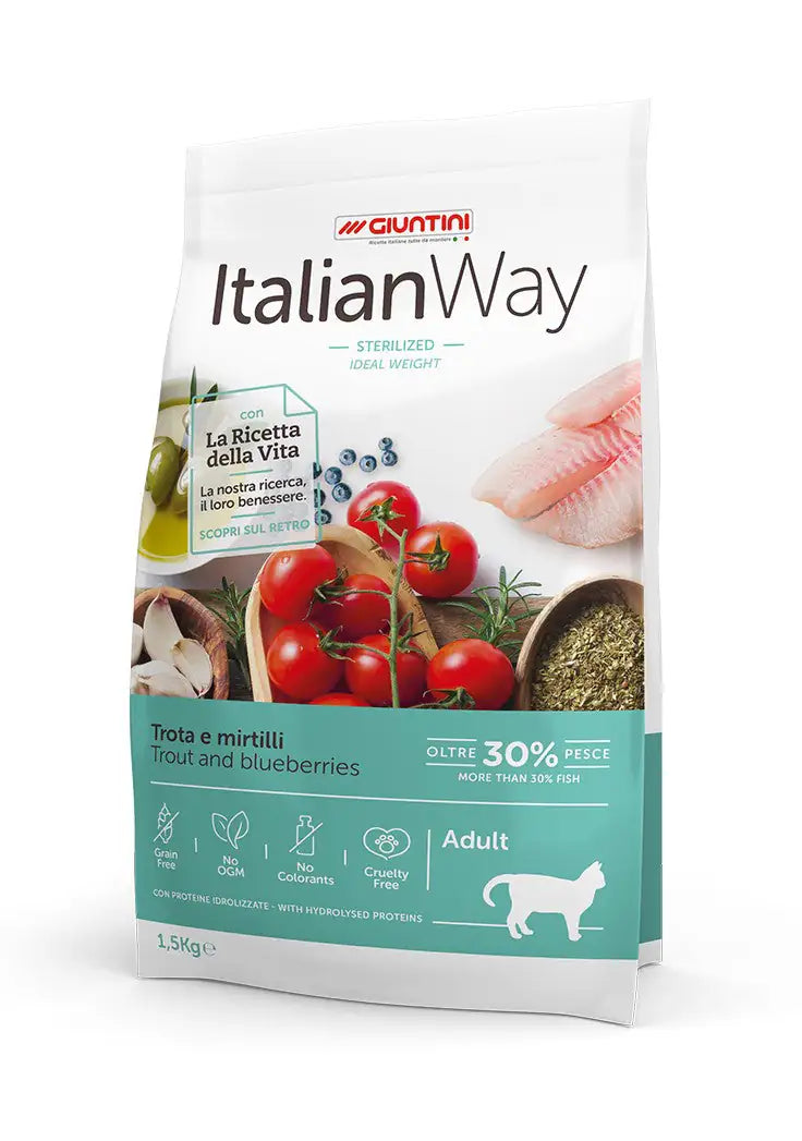 ItalianWay Cat Sterilized Trota e Mirtilli   bauzaarit.myshopify.com