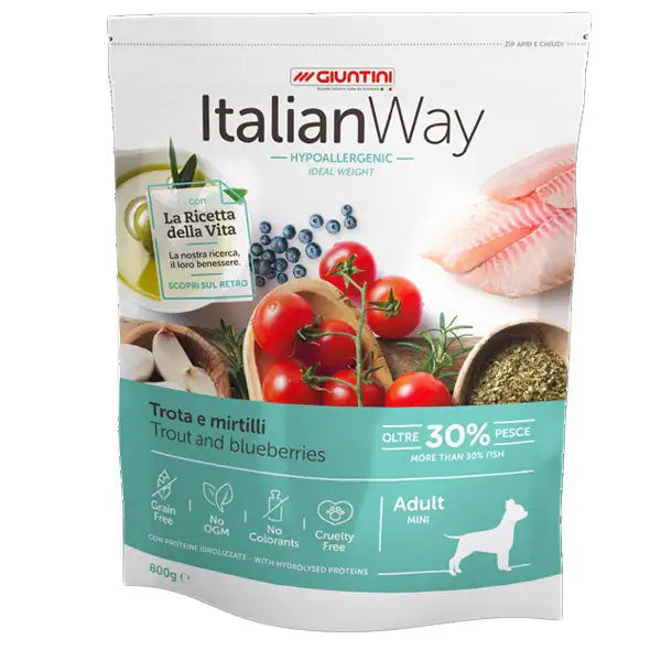 ItalianWay Hypoallergenic Mini Adult Trota e Mirtilli   bauzaarit.myshopify.com