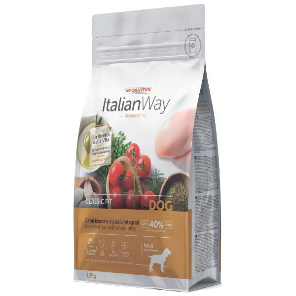ItalianWay Medium/Maxi Adult Carni Bianche  12 kg bauzaarit.myshopify.com