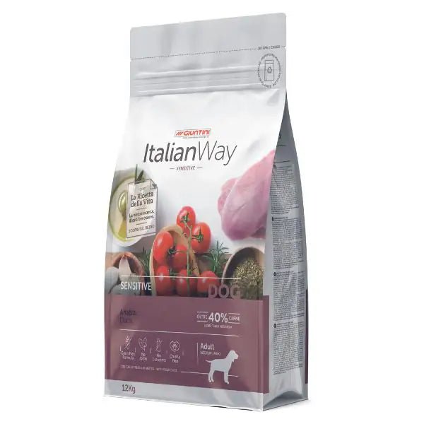ItalianWay Medium/Maxi Adult Sensitive Anatra  12 kg bauzaarit.myshopify.com