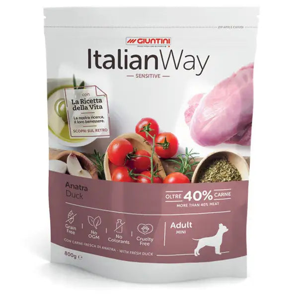 ItalianWay Sensitive Mini Adult Anatra   bauzaarit.myshopify.com