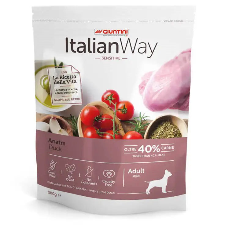 ItalianWay Sensitive Mini Adult Anatra   bauzaarit.myshopify.com