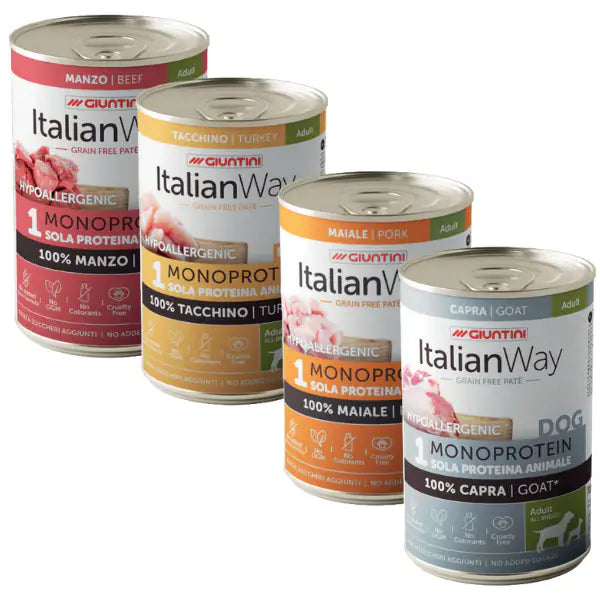 Italianway Patè Hypoallergenic Monoprotein Dog Adult 400 gr   bauzaarit.myshopify.com