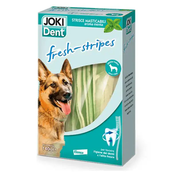 Joki Dent Fresh-stripes strisce masticabili contro la placca Elanco  Large 140 gr bauzaarit.myshopify.com